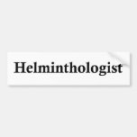 Helminthologiste Autocollant Pour Voiture