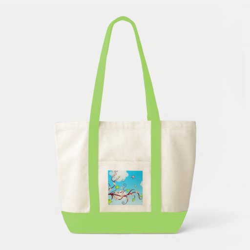 Hemel, de Takken van de Kers & het VectorArt. van  Canvas Tassen