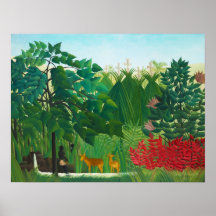 Henri Rousseau l'affiche de cascade