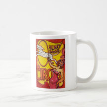 Henry Bros Circus Poster Mug - het Akte van de Hon Koffie Mokken
