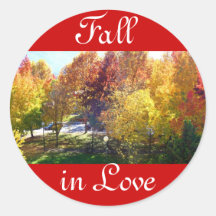 Herfst in de sticker van de de brievenverbinding v