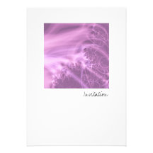 Herfstdraad · Fractal Art. · Lavendar Persoonlijke Aankondiging