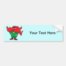 Herinnering van de Reis van Rusland de Russische S Bumpersticker