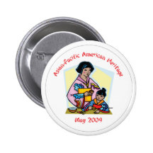 Héritage de l'Asie et du Pacifique Badge Avec Épingle
