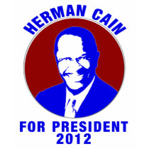 Herman Caïn pour le président 2012 T-shirt
