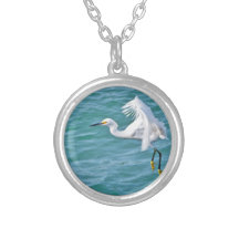 Héron de Milou en vol Collier Personnalisé
