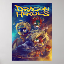 Héros de dragon affiche
