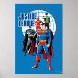 Héros globaux de ligue de justice affiches