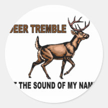 HERTEN TREMBLE.jpg Ronde Sticker