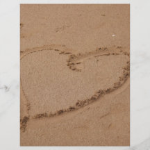 Herz im Zand Fullcolor Folder