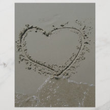 Herz im Zand Fullcolor Folder
