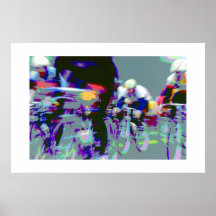 Het #3-poster van de fiets
