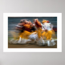 Het #3-poster van het football