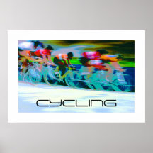 Het #4-poster van de fiets