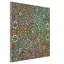het abstracte art. van de patrooncollage canvas afdruk