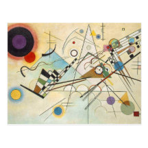 Het Abstracte art. van Kandinsky Wenskaart