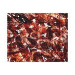 Het abstracte Canvas van de Kunst - het Rode Zee Canvas Print