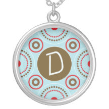 Het abstracte Ketting van het Monogram van Cirkels