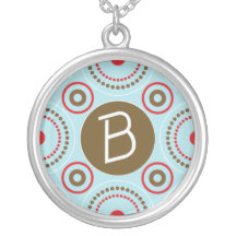 Het abstracte Ketting van het Monogram van Cirkels