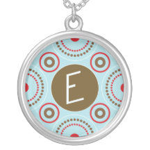 Het abstracte Ketting van het Monogram van Cirkels