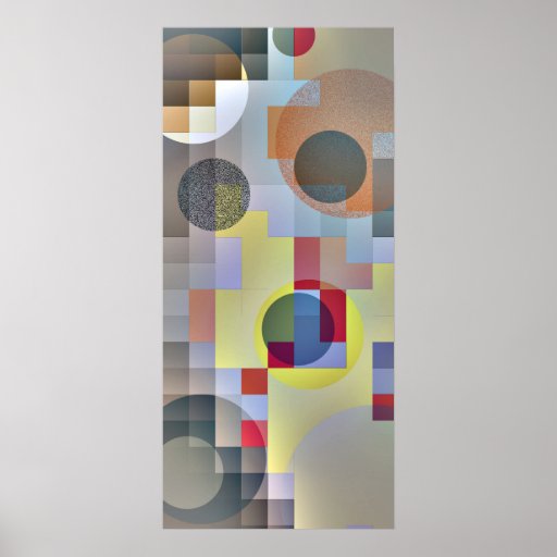 Het Abstracte Poster van de manifestatie
