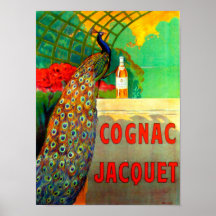 Het Adverterene Poster van Jacquet van de cognac W
