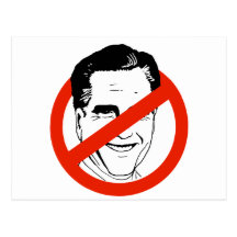 Het anti wit van Mitt Romney - Wenskaart