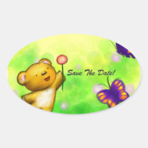 Het baby draagt sparen de Ovale Sticker van de Dat