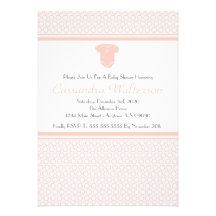 Het Baby shower van de honingraat nodigt uit (de K Custom Uitnodging
