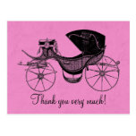 Het Baby shower van de prinses dankt u Wens Kaart