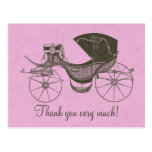 Het Baby shower van de prinses dankt u Wenskaart