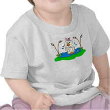 Het Baby van het Meisje van de Plons van de eend & T Shirts