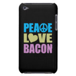 Het Bacon van de Liefde van de vrede iPod Case-Mate Hoesjes