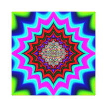 Het barsten met Schil Stretched Canvas Afdrukken