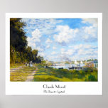 Het bassin in Argenteuil Claude Monet Afdruk