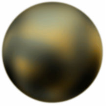 Het beeldhouwwerk van de Foto van de Pluto van de  Fotobeeldje