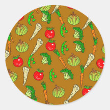 Het Behang van Veg Sticker