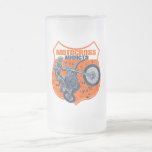 Het berijden van de motorfiets koffie mokken