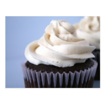 Het Berijpen van de Vanille van Cupcakes van de ch Wens Kaart
