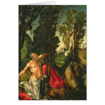Het berouw van St. Jerome, 1502 Wenskaart