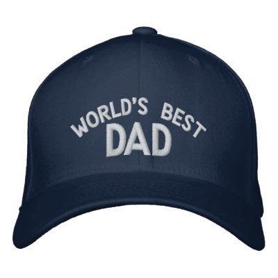 Het Beste Papa Geborduurde Pet van de wereld