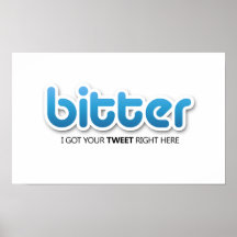 Het bittere niet Poster van de Tjilpen