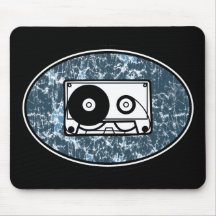 Het Blauw van de Band van de cassette Muis Mat