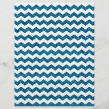 Het blauw van de hemel schittert chevrons folder
