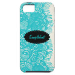 Het blauwe kant van PixDezines iPhone 5 Covers