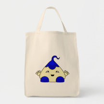 Het blauwe Monster van het Kietelend gevoel Kawaii Canvas Tas