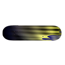 Het blauwe Skateboard van de Looppas