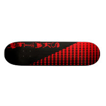 Het blk-rood van het skateboard