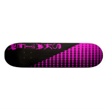 Het blk-roze van het skateboard