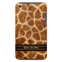 Het Bont van de giraf iPod raakt geval-Partner - p Barely There iPod Hoesjes